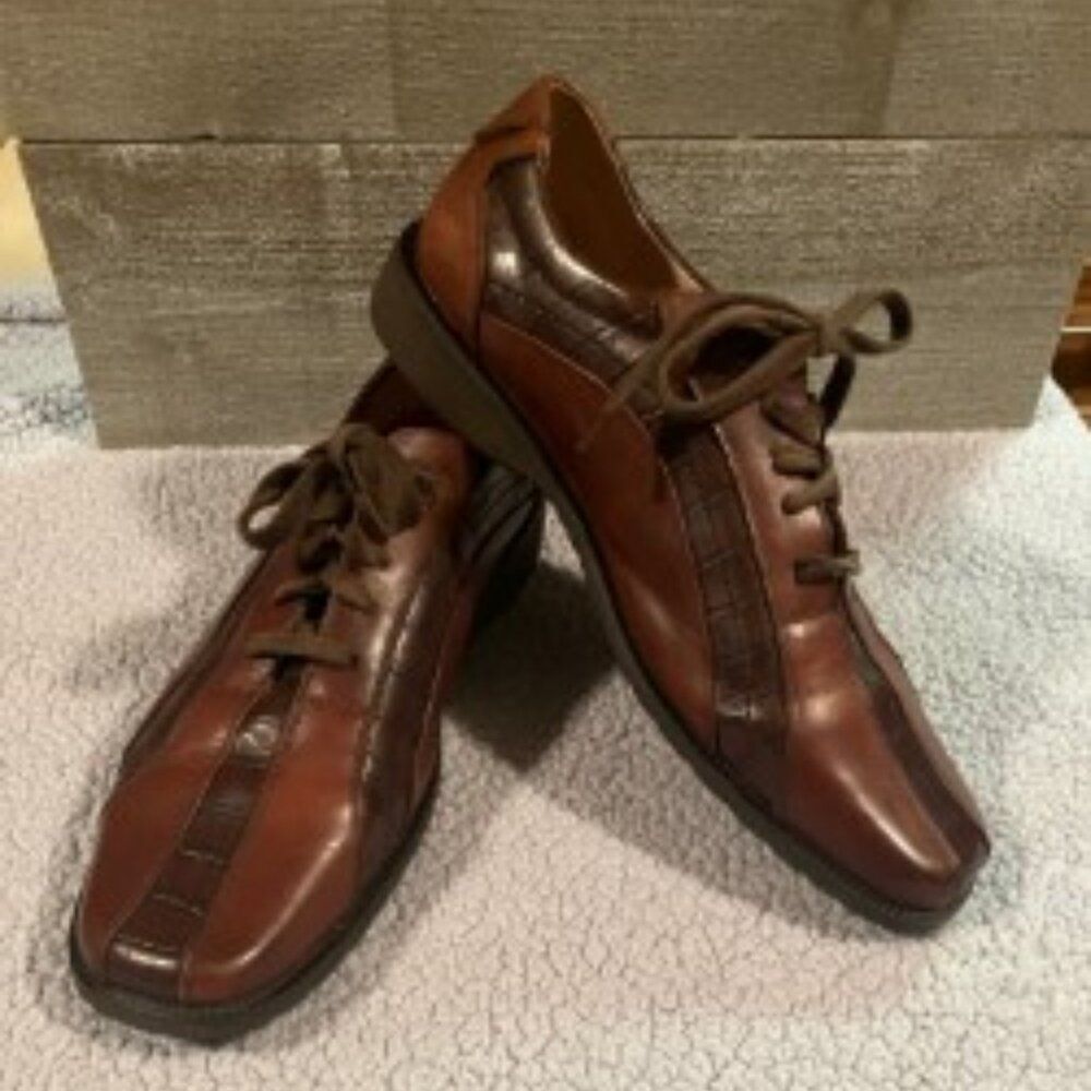 Stacey Adams leather Oxfords